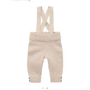 SOLD — Noppies Dungaree/Jumpsuit Resita - Sand Melange  (4-6 Months)